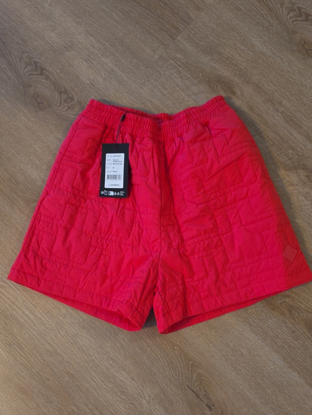 NWT J. Lindeberg Blossom Padded Shorts Pink Small